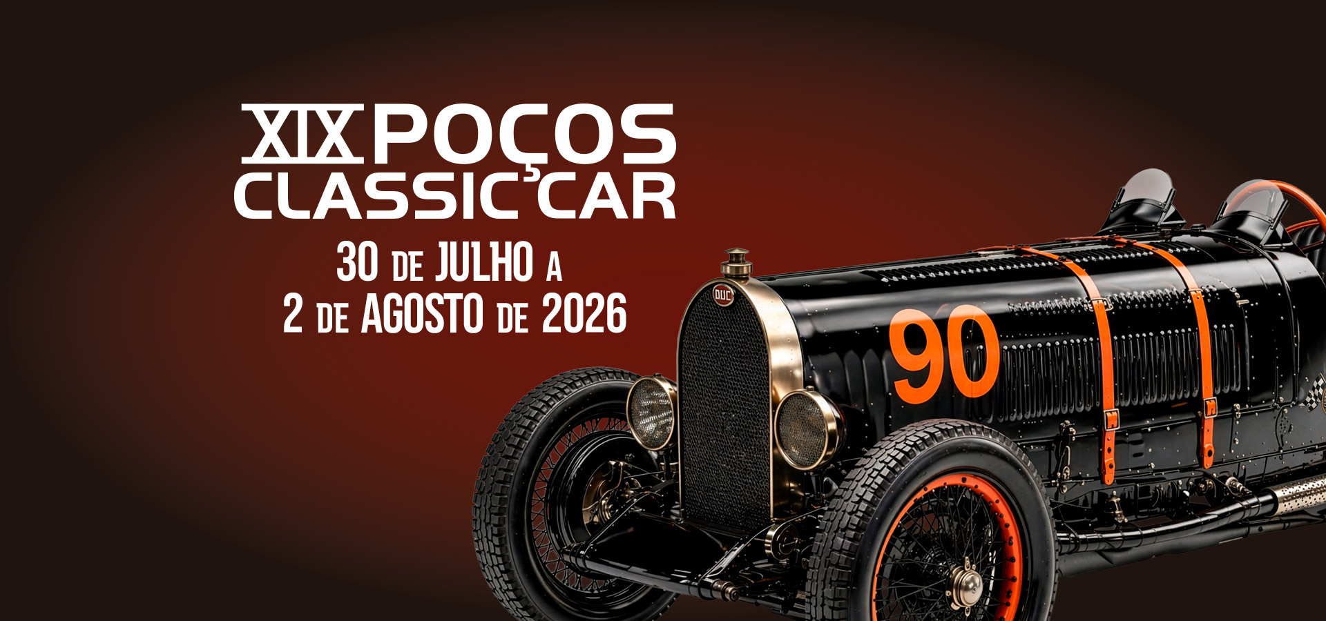 XIX POÇOS CLASSIC CAR – 2026